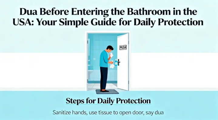 Dua Before Entering the Bathroom in the USA Your Simple Guide for Daily Protection