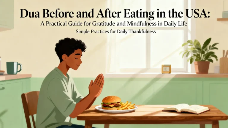 Dua Before and After Eating in the USA A Practical Guide for Gratitude and Mindfulness in Daily Life
