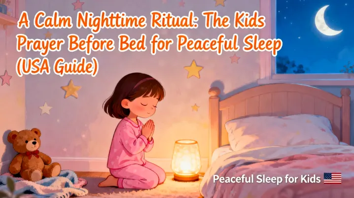 A Calm Nighttime Ritual The Kids Prayer Before Bed for Peaceful Sleep (USA Guide)