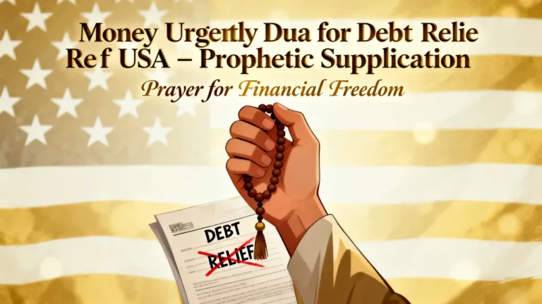 Money Urgently Dua for Debt Relief USA – Prophetic Supplication
