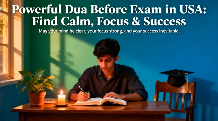 Powerful Dua Before Exam in USA Find Calm, Focus & Success